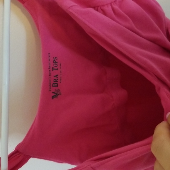 Pink Mini Dress with Built-in Cami Bra - Picture 5 of 10